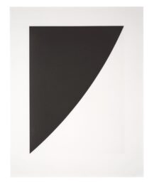 Black Variation I, from Second Curve Series by Ellsworth Kelly at Robert Fontaine Gallery