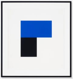 Blue with Black II by Ellsworth Kelly at Robert Fontaine Gallery