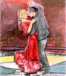 Fred and Ginger by Larry Rivers at Hamilton-Selway Fine Art