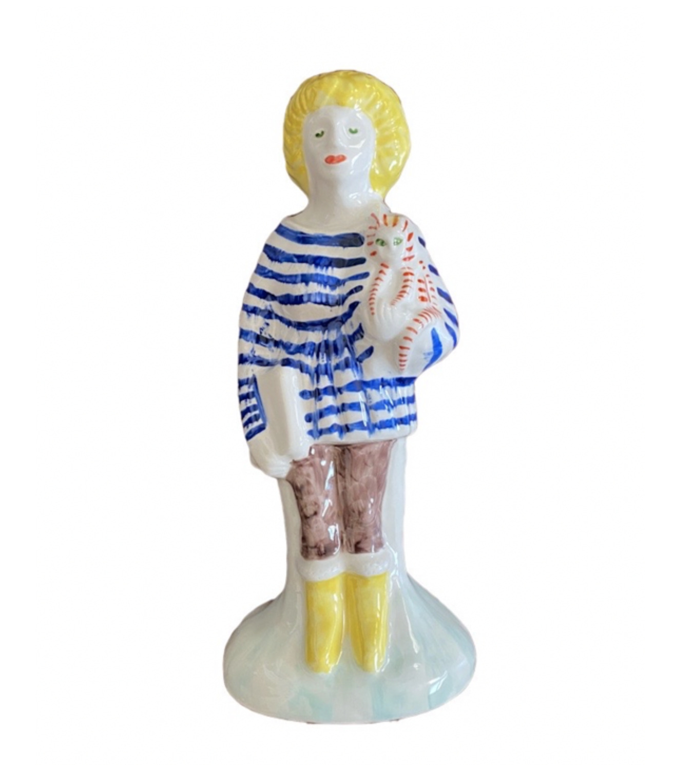 Grayson Perry – Home Worker – Blonde with Cat 4 by Grayson Perry RA