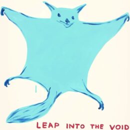 Leap Into The Void by David Shrigley at Dovehouse Contemporary