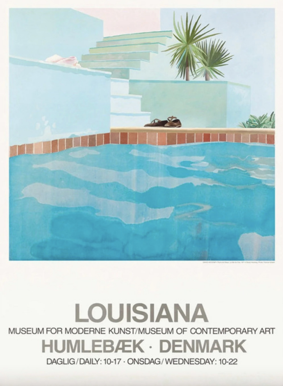 Pool And Steps by David Hockney