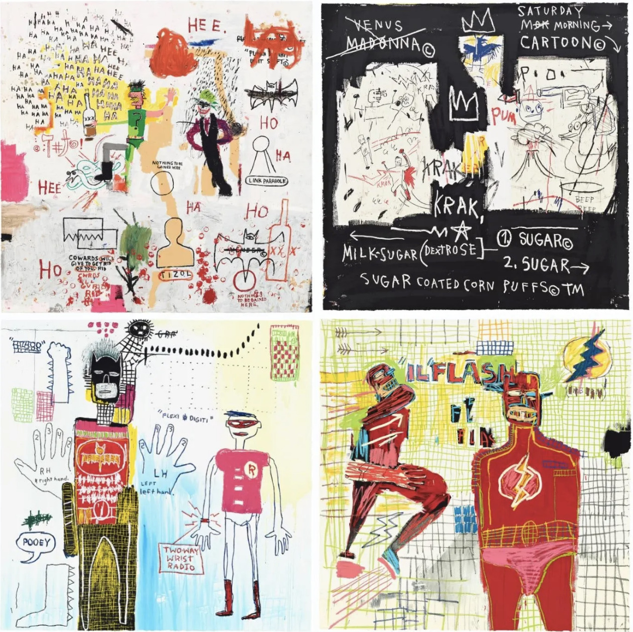 Superheros Portfolio by Jean-Michel Basquiat
