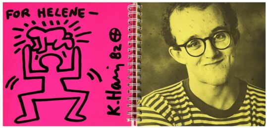 Untitled Drawing “For Helene” by Keith Haring at Hamilton-Selway Fine Art