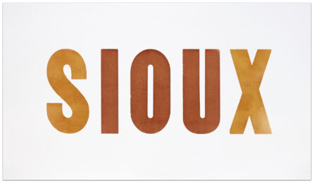 iou by Kay Rosen at Krakow Witkin Gallery