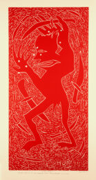 Cut Hand Hurt Eyes by James Surls at Flatbed Press and Gallery