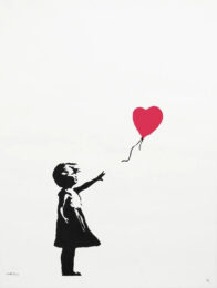 Girl With A Balloon by Banksy at Dovehouse Contemporary
