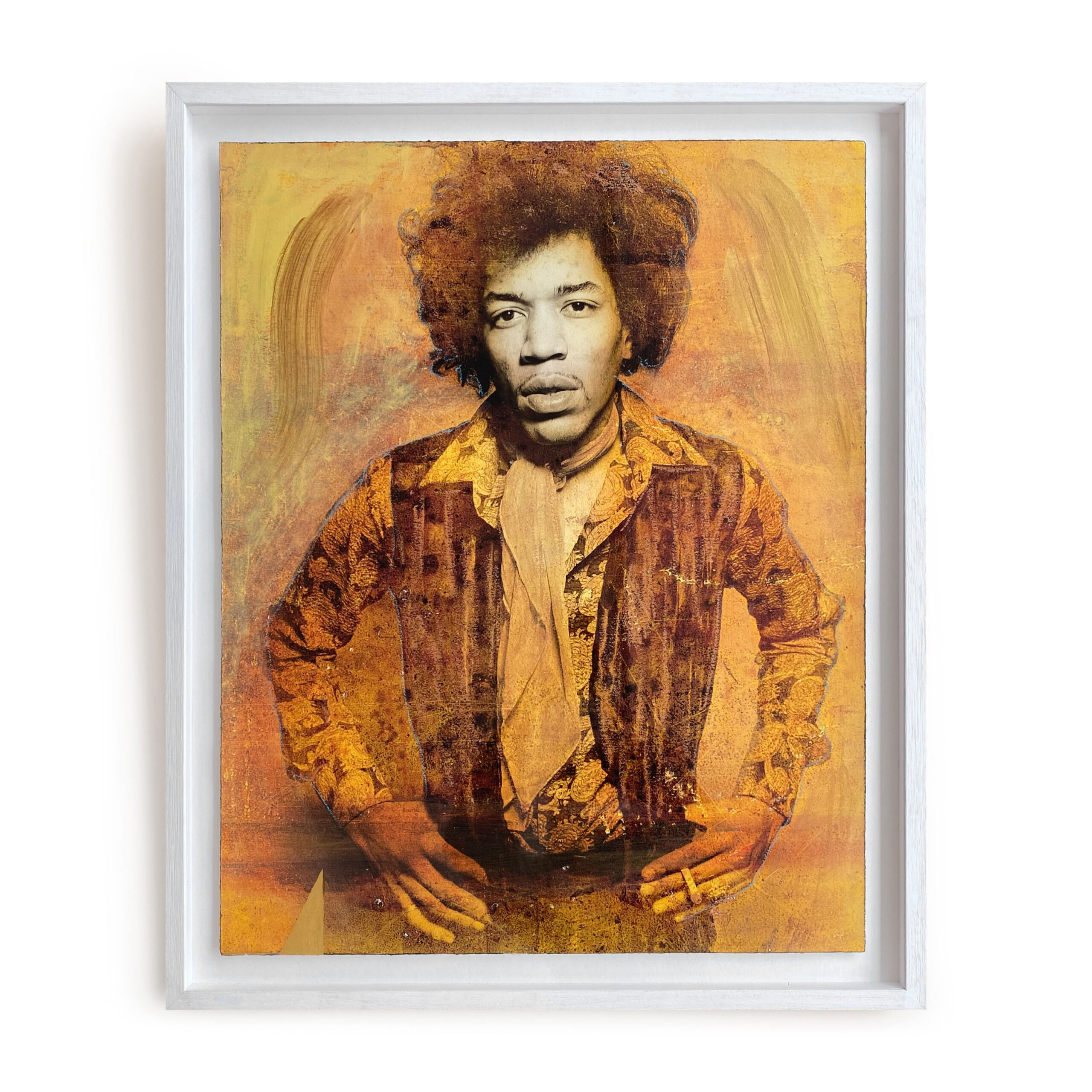 Jimi Rockin’ – Absinthe Yellow Gold by Gered Mankowitz and Christian Furr