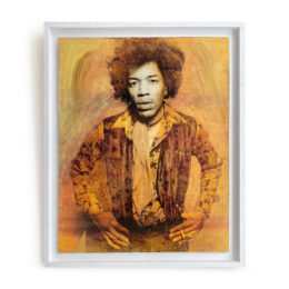 Jimi Rockin’ – Absinthe Yellow Gold by Gered Mankowitz and Christian Furr at RedHouse Gallery