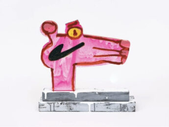 Panther Panther Rosa Rosa by Katherine Bernhardt at Dovehouse Contemporary