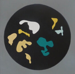 Untitled, from Le Soleil Recerclé, (Black circle small shapes) by Jean Arp at Gilden's Art Gallery