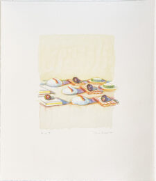 Appetizers, from The Physiology of Taste by Wayne Thiebaud at Leslie Sacks Gallery