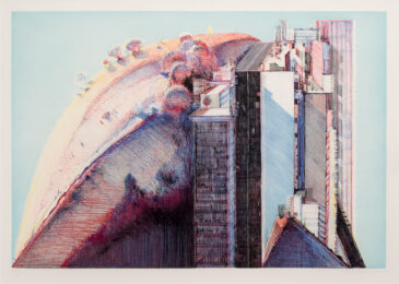 Country City by Wayne Thiebaud at Leslie Sacks Gallery