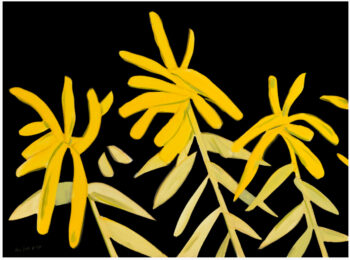 Goldenrod by Alex Katz at Leslie Sacks Gallery
