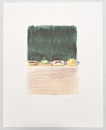 Hors d’Oeuvres, from The Physiology of Taste by Wayne Thiebaud at Leslie Sacks Gallery