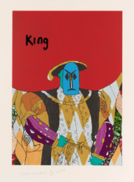 King by Yinka Shonibare at Leslie Sacks Gallery