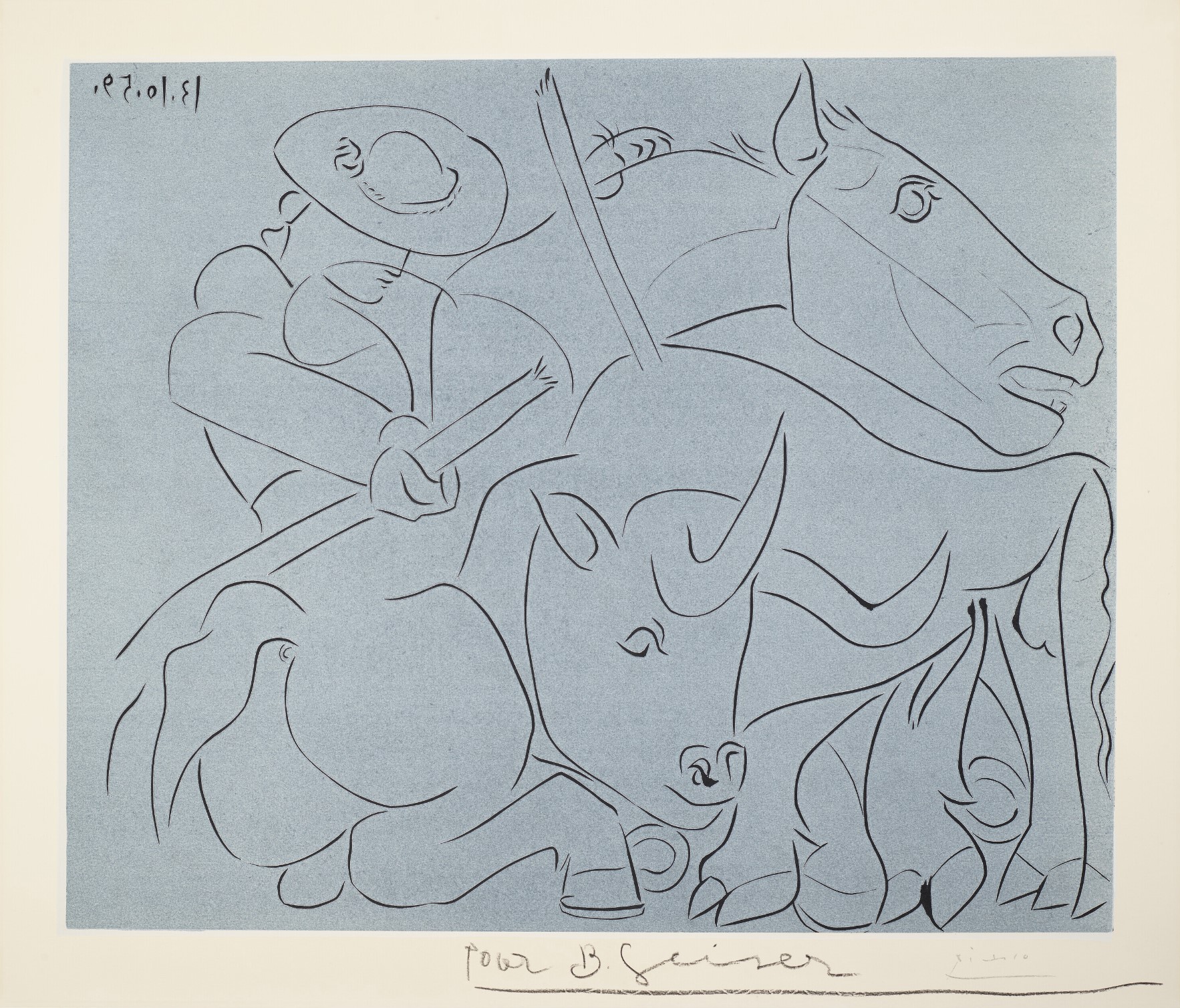 La Pique Cassée by Pablo Picasso