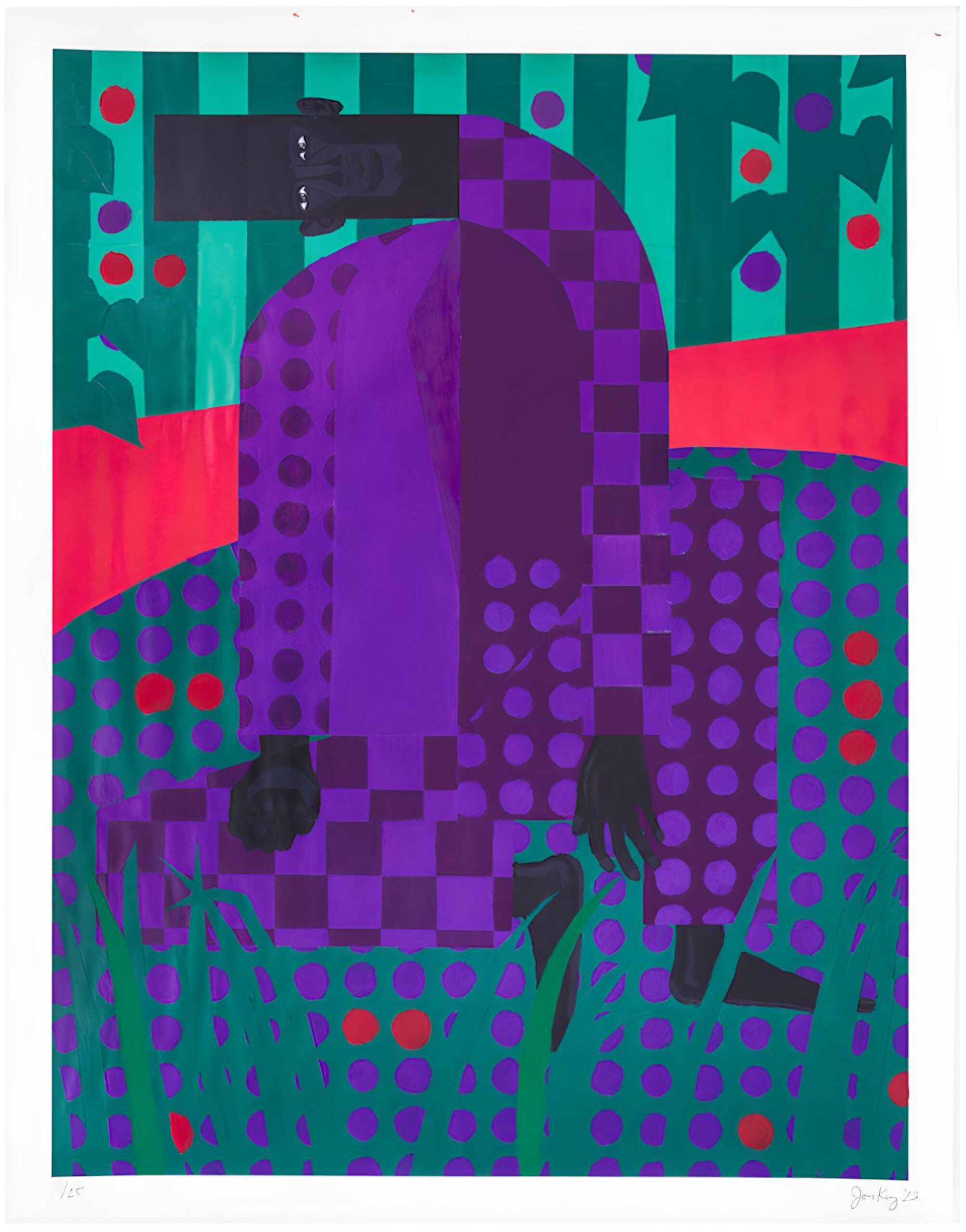 Man in the Violet Dreamscape No. 5 by Jon Key