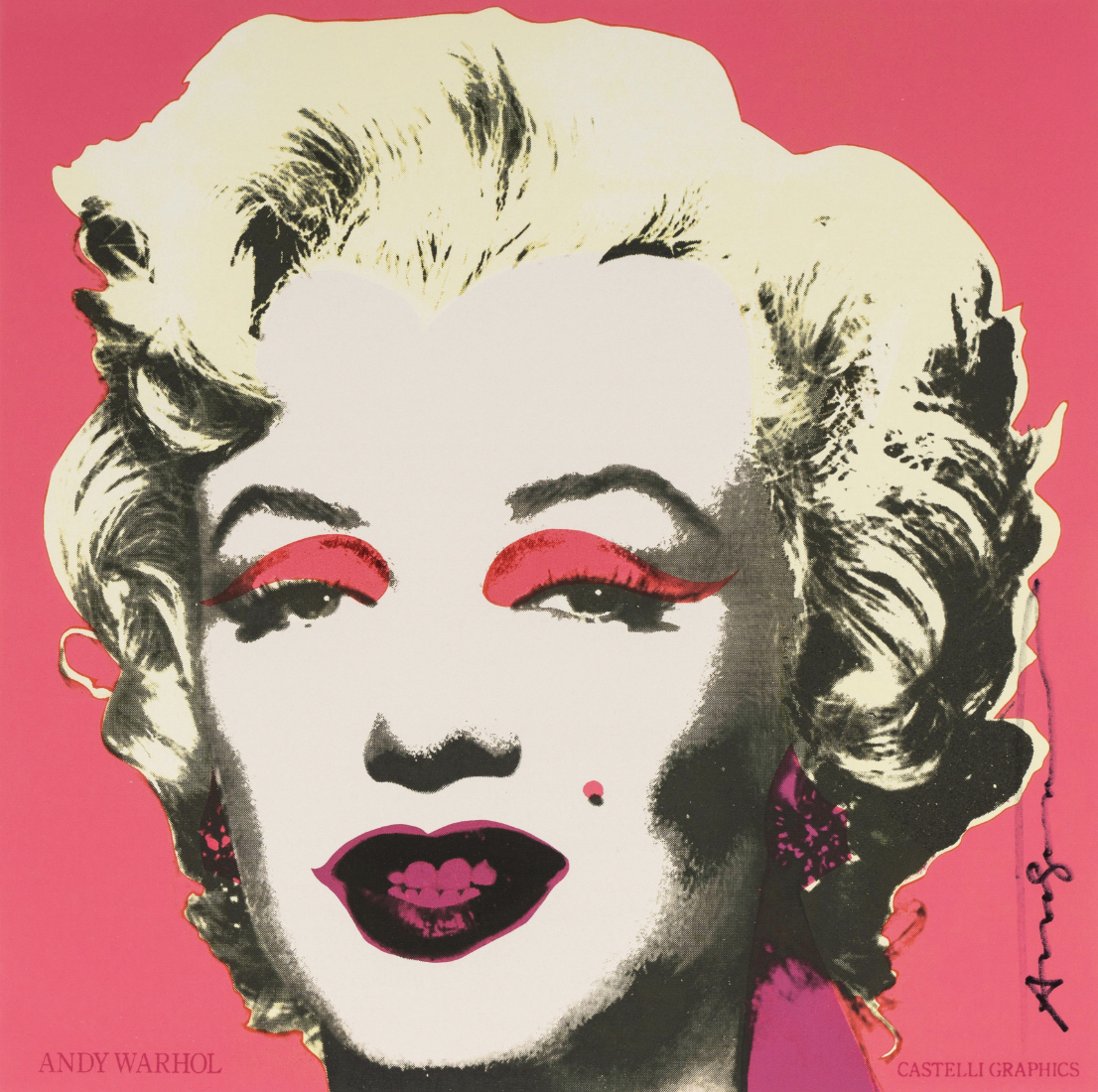 Marilyn Invitation 12” X 12” (Castelli Graphics) by Andy Warhol