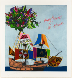 Mayflower All Flowers by Yinka Shonibare at Leslie Sacks Gallery