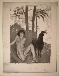Nu Assis by Edouard Chimot at Editions Graphiques Ltd