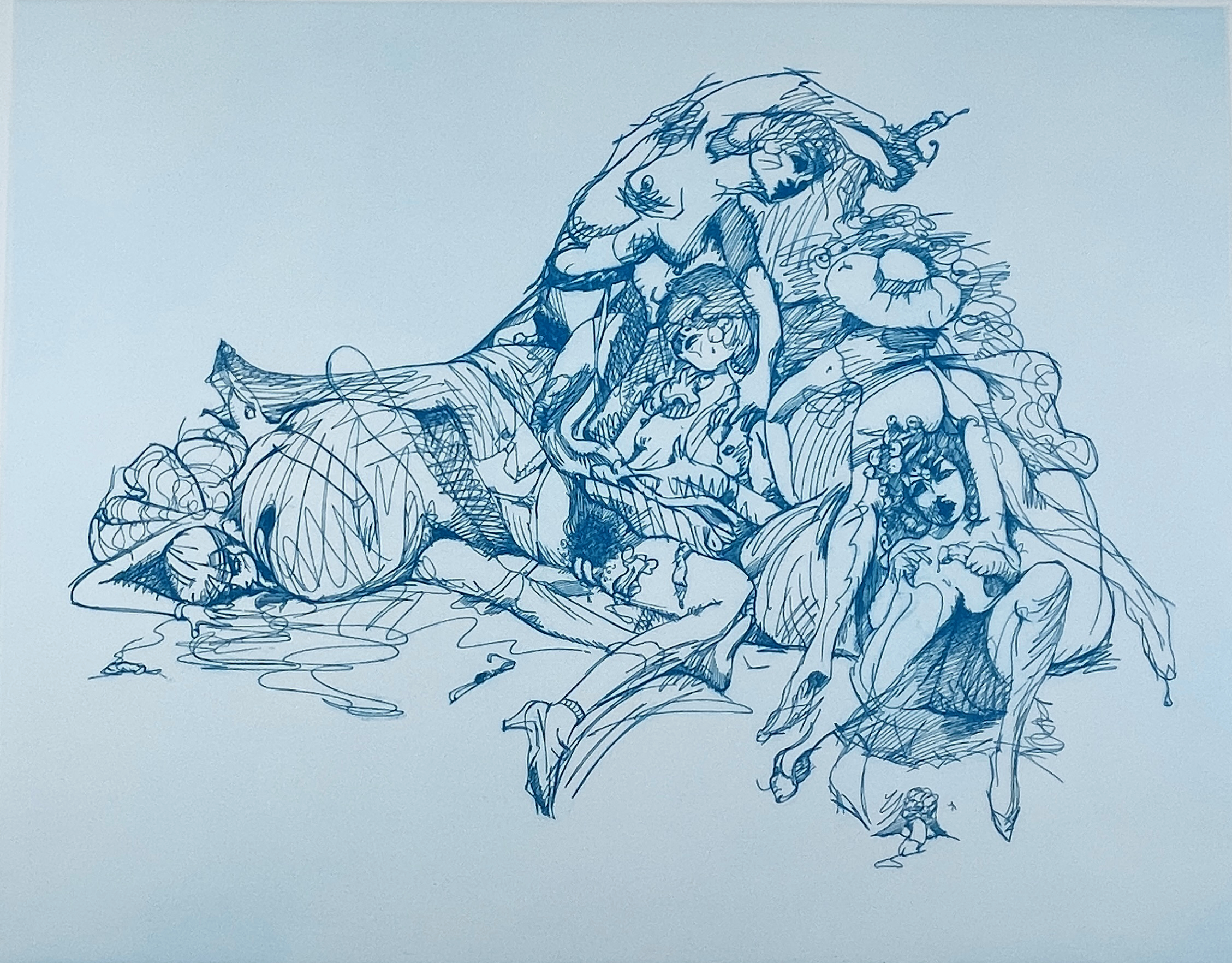 Study for a Monument in the Heroic/Erotic/Academic/Comic Style by Claes Oldenburg