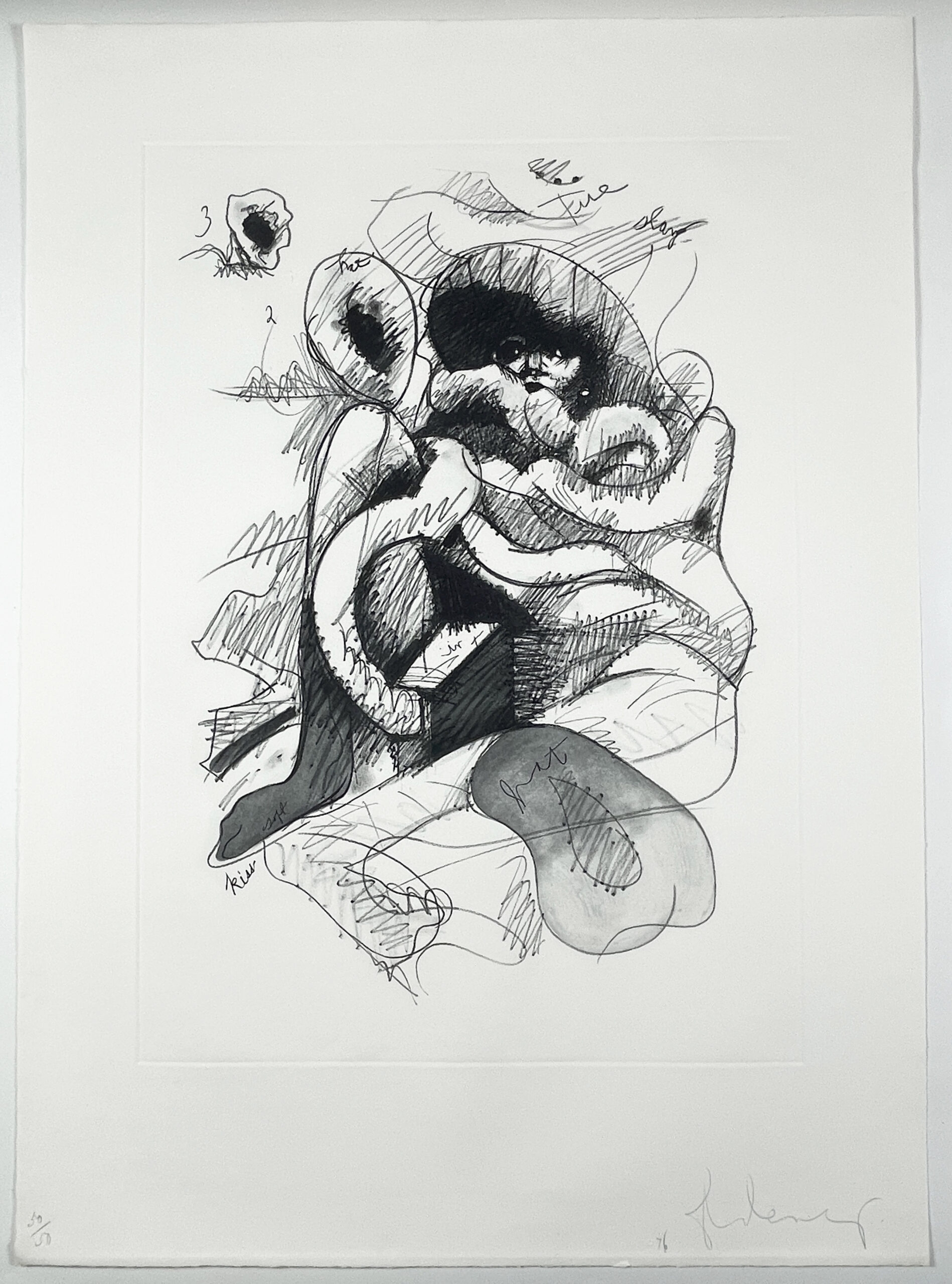 Woman Entwined in Giant Electric Cord (Edition A) by Claes Oldenburg