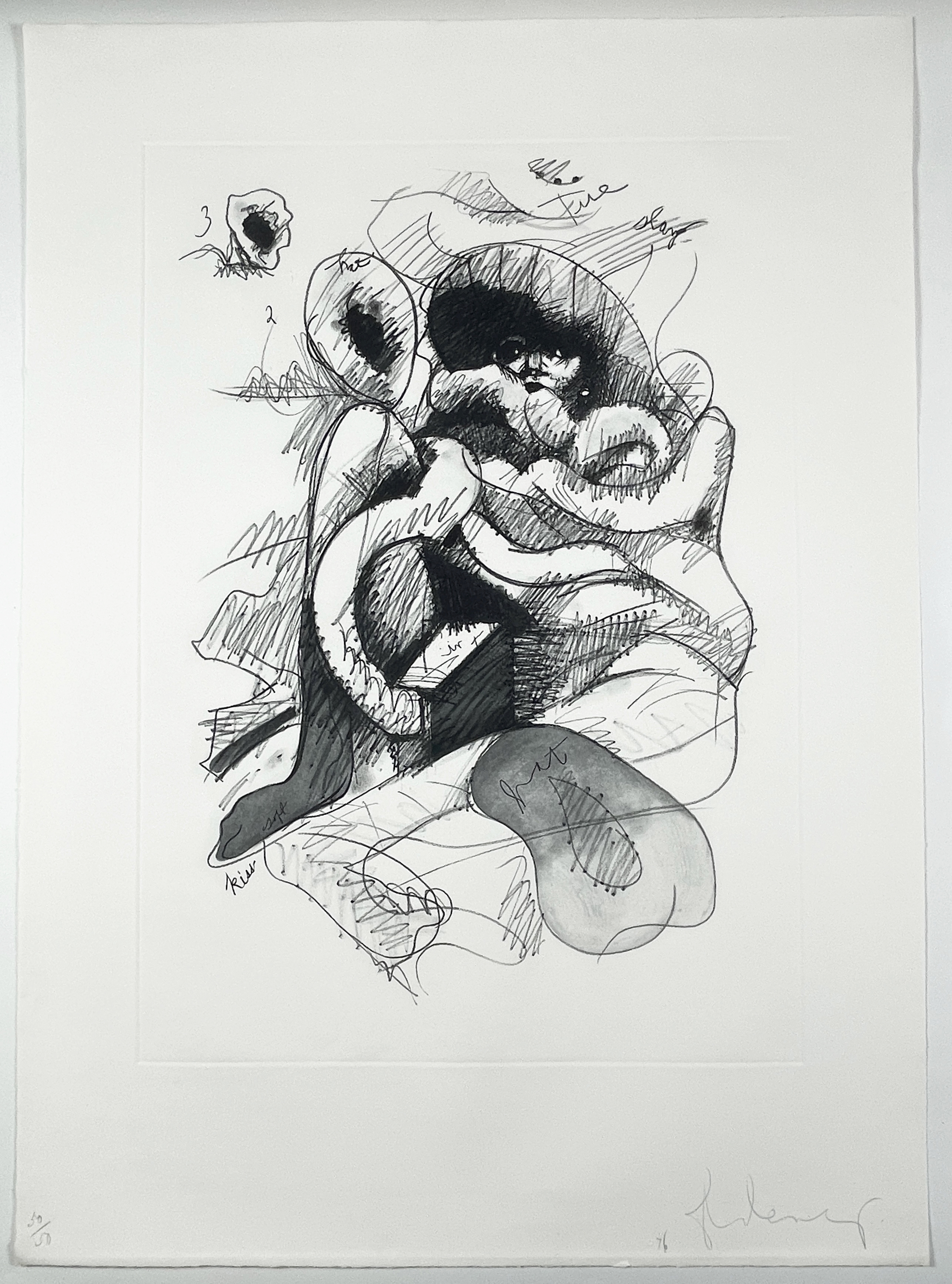 Woman Entwined in Giant Electric Cord (Edition A) by Claes Oldenburg