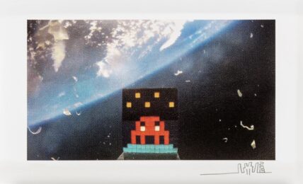 3D Art For Space by Invader at Dovehouse Contemporary