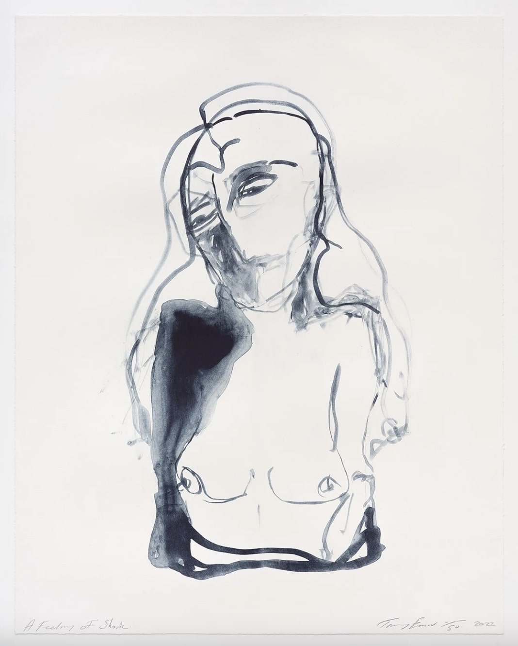 A Feeling Of Shock (From A Journey To Death) by Tracey Emin