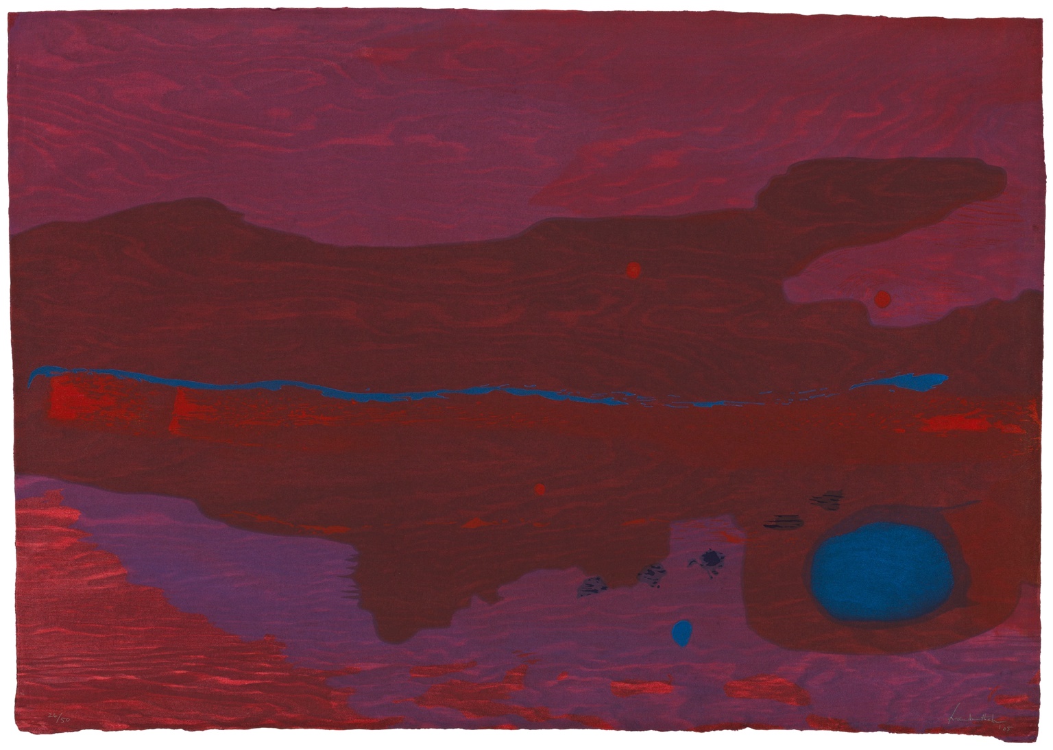 Japanese Maple by Helen Frankenthaler
