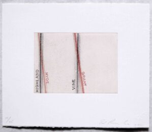 Highland, Hyde, from Los Francisco San Angeles by Ed Ruscha at Leslie Sacks Gallery