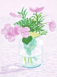 Lilacs by David Hockney at Dovehouse Contemporary