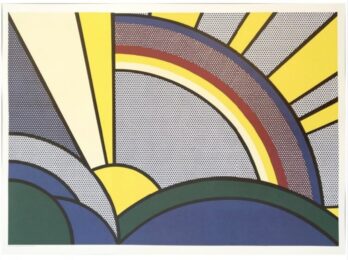 Modern Sun Rays by Roy Lichtenstein at Dovehouse Contemporary