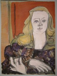 Portrait Study by Louis Latapie at Editions Graphiques Ltd