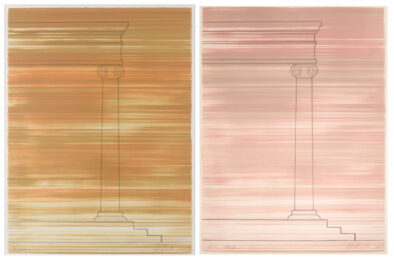 Roadrunner, State I and State II by Ed Ruscha at Leslie Sacks Gallery