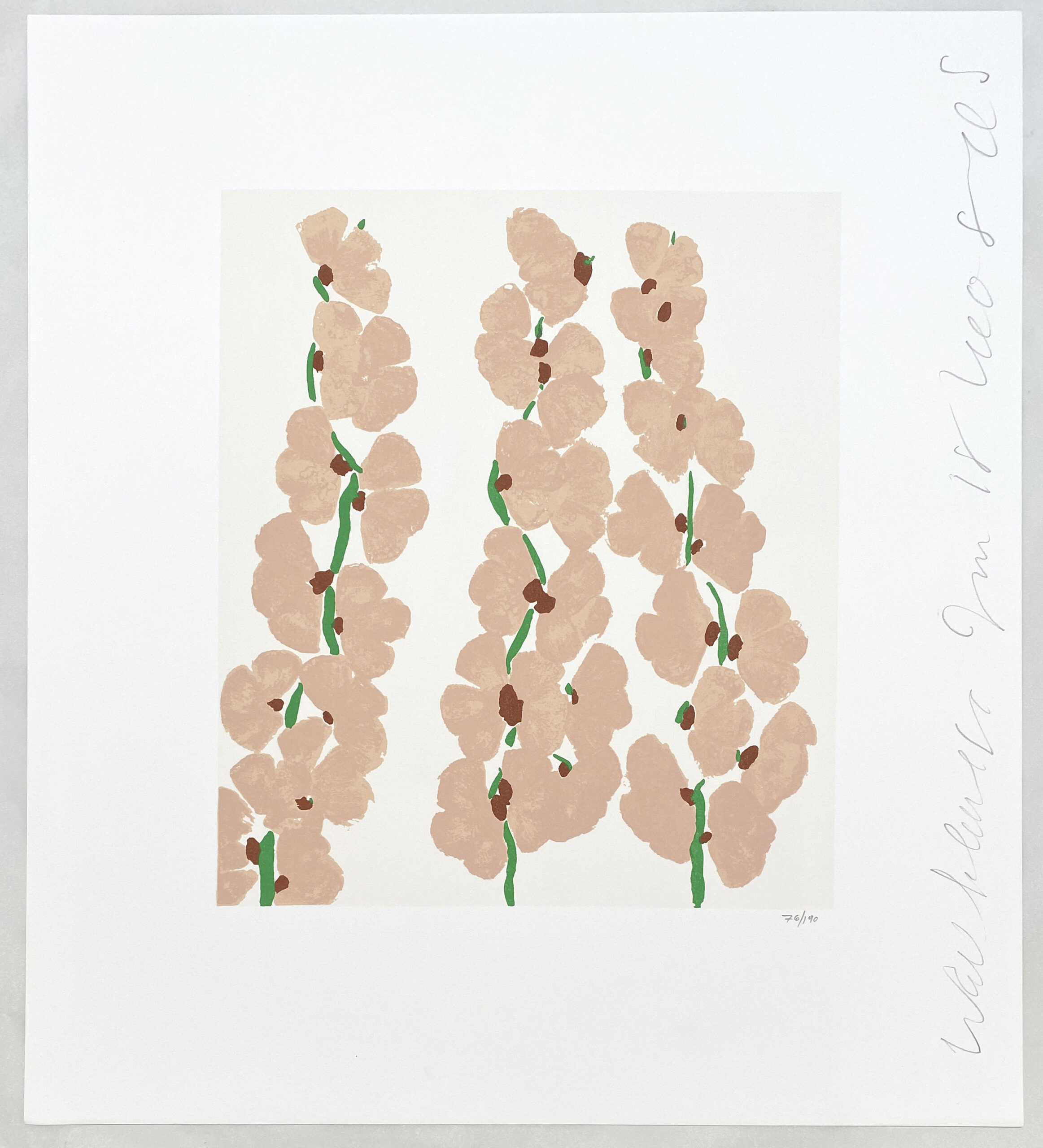 Wallflowers (#3) by Donald Sultan