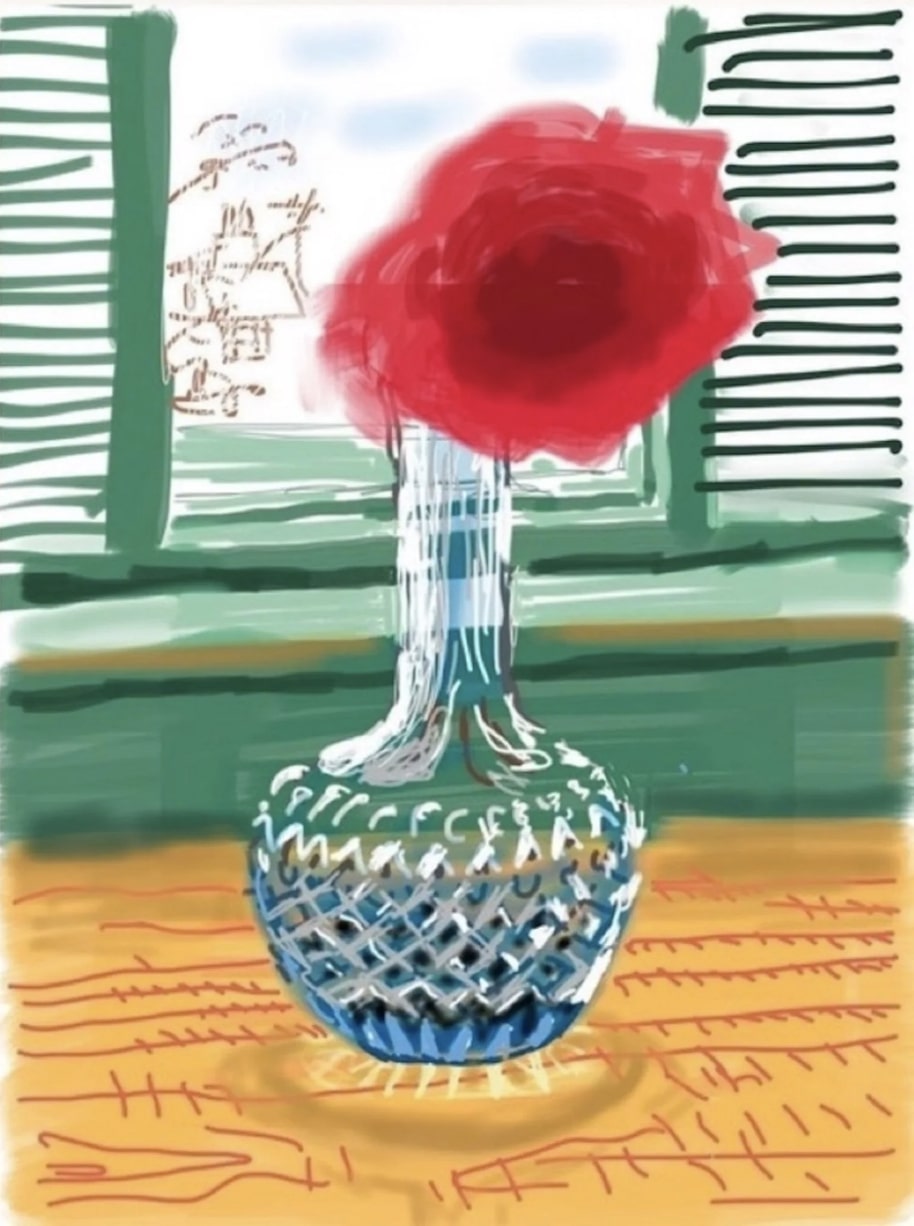 Ipad Drawing no.281 by David Hockney