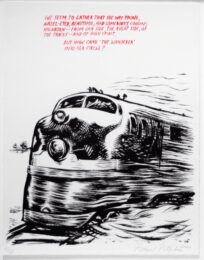 Untitled by Raymond Pettibon at Leslie Sacks Gallery