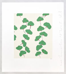 Wallflowers (#11) by Donald Sultan at Leslie Sacks Gallery