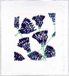 Wallflowers (#16) by Donald Sultan at Leslie Sacks Gallery