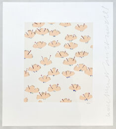 Wallflowers (#20) by Donald Sultan at Leslie Sacks Gallery