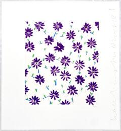 Wallflowers (#22) by Donald Sultan at Leslie Sacks Gallery