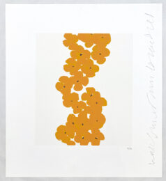 Wallflowers (#9) by Donald Sultan at Leslie Sacks Gallery