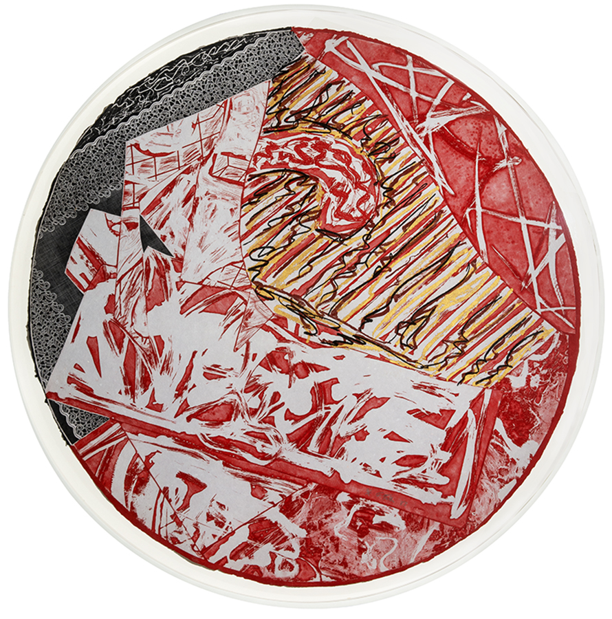 Swan Engraving Circle I, State V by Frank Stella