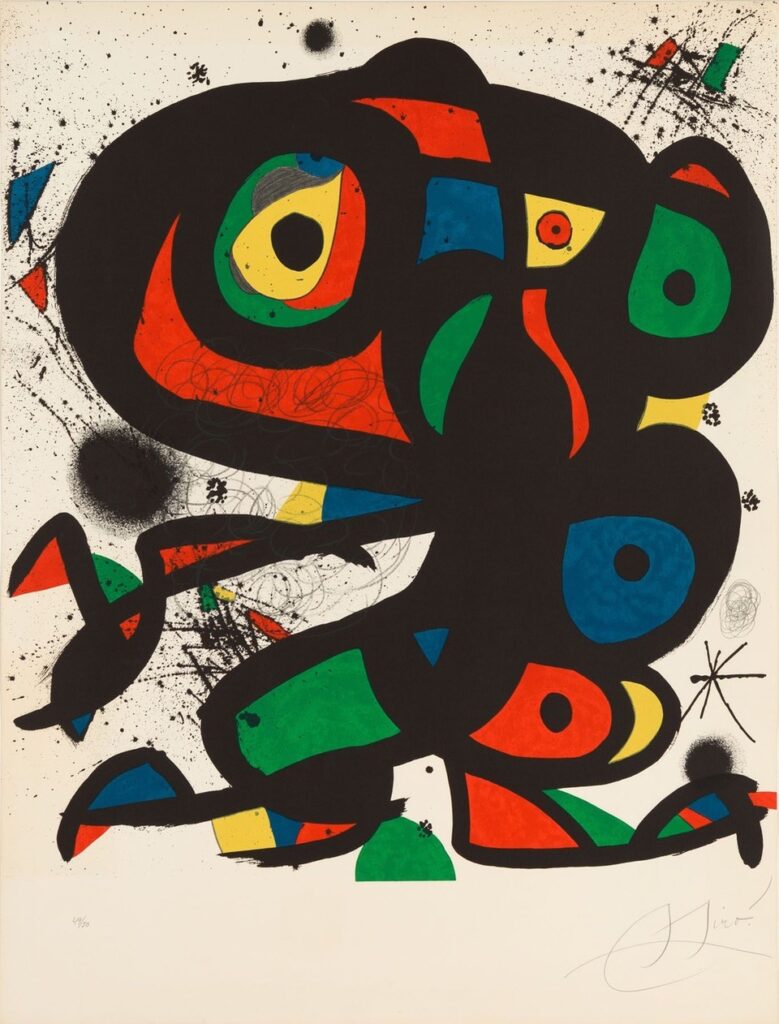 Hit Without Hurting 2 by Joan Miró