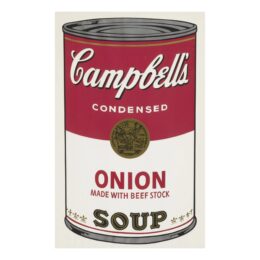 Campbell’s Soup Can: Onion (F. & S. II.47) by Andy Warhol at Dovehouse Contemporary