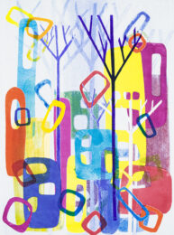 Cities and Trees 9 by Melanie Roschko at Oehme Graphics