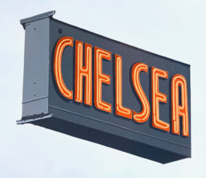 Hotel Chelsea by Dave Lefner at Jim Kempner Fine Art