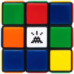 Invader CubeNVDR1-1 by Invader at Dovehouse Contemporary